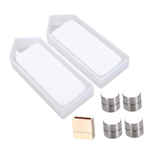 HOMSFOU Silikonform für DIY Sparschwein Flexible Langlebige Epoxidharz Gießform Wiederverwendbar Transparent Inklusive Geldbox Form für Kreative Bastelprojekte von HOMSFOU