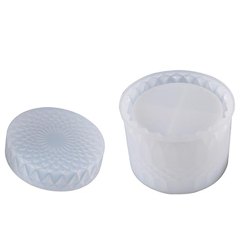 HOMSFOU Silikonform für Epoxidharz Diy Aufbewahrungsglas Schmuckkasten und Deko Mold Wiederverwendbare Silikonform für Kreative Handwerksprojekte von HOMSFOU
