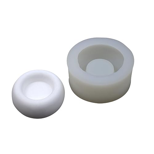 HOMSFOU Silikonform für Kerzenhalter und Blumentöpfe Flexible Gießform für Beton Diy Projekte für Kunsthandwerk Schmuckherstellung und Dekoration von HOMSFOU