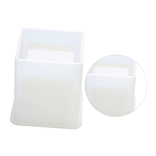 HOMSFOU Silikonform für Kristall und Fondant Gestaltung Eckige DIY Silikonform für Stift und Topfherstellung Hitzebeständig Antihaftbeschichtet von HOMSFOU