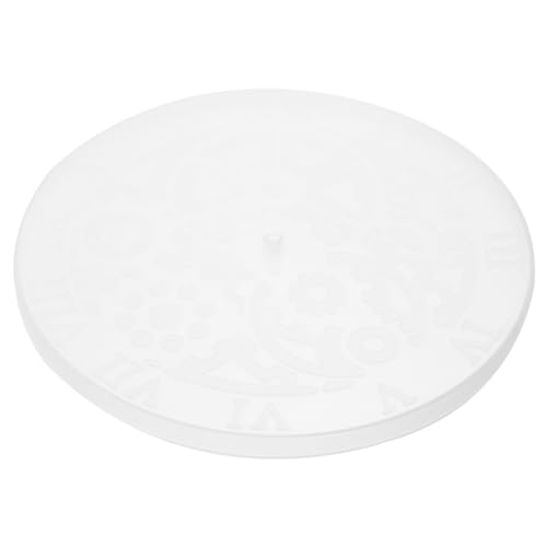 HOMSFOU Silikonform für Wanduhr Flexibles Uhrenguss für Diy Projekte Wiederverwendbar und Leicht zu Reinigen für Bastelarbeiten mit Epoxidharz und Präzisen Details von HOMSFOU