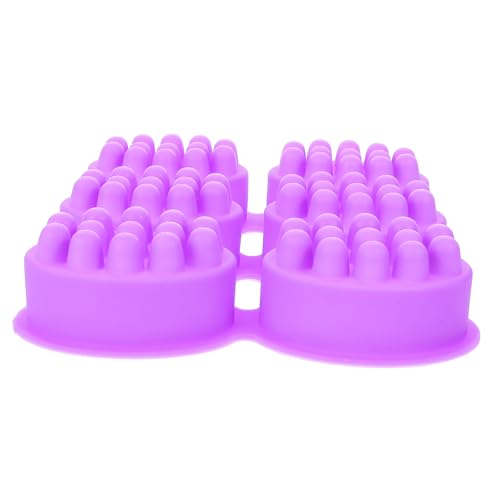HOMSFOU Silikonseifenform Oval Hohlräume DIY Seifenherstellung Handgefertigte für Familienprojekte und Persönliche Hygienelösungen von HOMSFOU