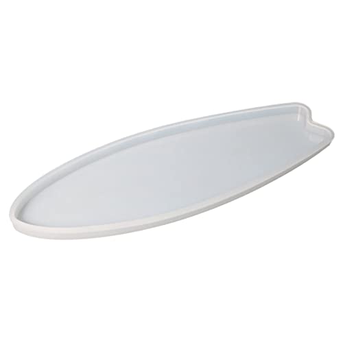HOMSFOU Silikonuntersetzer Form für DIY Flexible Epoxidharz Silikonform Surfboard Design Langlebig und Leicht zu Reinigen für Projekte und Bastelarbeiten von HOMSFOU