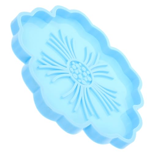HOMSFOU Silikonuntersetzer Gießform DIY Epoxidharz Form für Dekoration Antihaft Silikonform für Untersetzer für Bastelprojekte Blauer Blumenstil HOMSFOU Silikonuntersetzer Gießform DIY Epoxidharz Form für Dekoration Antihaft Silikonform für Untersetzer für Bastelprojekte Blauer Blumenstil von HOMSFOU