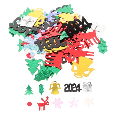 HOMSFOU Silvester Konfetti Schneeflocken PVC Glänzend Tischdeko Streudeko für Neujahrsfeier Festliche Partydekoration HOMSFOU Silvester Konfetti Schneeflocken PVC Glänzend Tischdeko Streudeko für Neujahrsfeier Festliche Partydekoration von HOMSFOU