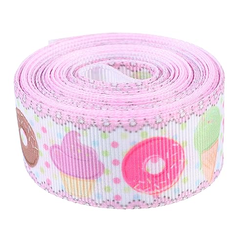 HOMSFOU Sommer Candy Eiscreme Muster Grosgrain Geschenkband für Diy Verpackungen für Hochzeiten und Feiern von HOMSFOU