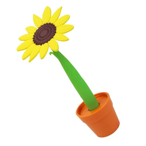 HOMSFOU Sonnenblumen Kugelschreiber Blumen Kugelschreiber Für Frauen Blumen Kugelschreiber Pflanzen Kugelschreiber Neuheits Kugelschreiber Für Erwachsene Blumenform Kugelschreiber von HOMSFOU