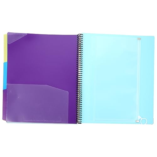 HOMSFOU Spiral Notizbuchordner Büro Aktenordner Taschenaktenordner Spiralordner Papierkram Organizer Spiral Dokumentenordner Dokumenten Organizer Spiral Aktenbehälter Ablage von HOMSFOU