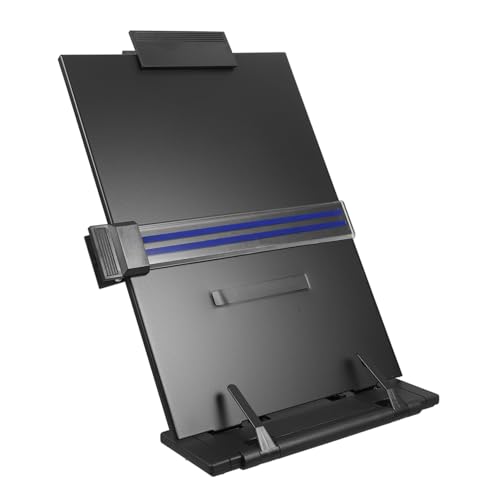 HOMSFOU Ständer Für Bücher Dokumente Büroklammern Große Laptop Lesehalterung Schreibtisch Lesehalter Papierhalter Zeichenbrett Metall Quittungshalter Rezepthalter Tisch von HOMSFOU