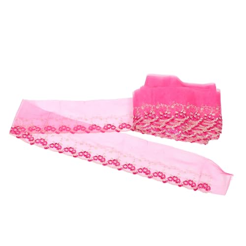 HOMSFOU Stickerei Spitze Applikationen für Kleidung Spitzenbänder zum Basteln Bandreste Spitzenapplikationen Verzierungen Braut-Scrapbook-Zubehör Spitzenstoffbesatz Polyester Rosig HOMSFOU Stickerei Spitze Applikationen für Kleidung Spitzenbänder zum Basteln Bandreste Spitzenapplikationen Verzierungen Braut-Scrapbook-Zubehör Spitzenstoffbesatz Polyester Rosig von HOMSFOU