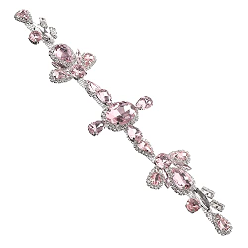 HOMSFOU Strass Blumenkette Strass Nähapplikation Nähdekore Glitzerapplikation Handtaschenapplikation Bekleidungszubehör Strassapplikationen Patches DIY Zubehör Kristallrosa HOMSFOU Strass Blumenkette Strass Nähapplikation Nähdekore Glitzerapplikation Handtaschenapplikation Bekleidungszubehör Strassapplikationen Patches DIY Zubehör Kristallrosa von HOMSFOU