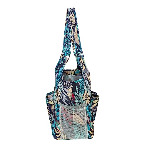 HOMSFOU Strickutensilien Aufbewahrungstasche Oxford Große Tasche für Garn und Häkelwerkzeuge Praktische Organizer Tasche mit Mehreren Fächern für Strick und Häkelprojekte Blau mit HOMSFOU Strickutensilien Aufbewahrungstasche Oxford Große Tasche für Garn und Häkelwerkzeuge Praktische Organizer Tasche mit Mehreren Fächern für Strick und Häkelprojekte Blau mit von HOMSFOU
