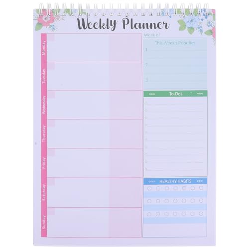HOMSFOU Studenten Planer Notizbuch Wochenplanung Notizblock Multifunktionales Büro Notepad Tägliche Terminplanung für Schüler Lehrer und Büroangestellte HOMSFOU Studenten Planer Notizbuch Wochenplanung Notizblock Multifunktionales Büro Notepad Tägliche Terminplanung für Schüler Lehrer und Büroangestellte von HOMSFOU