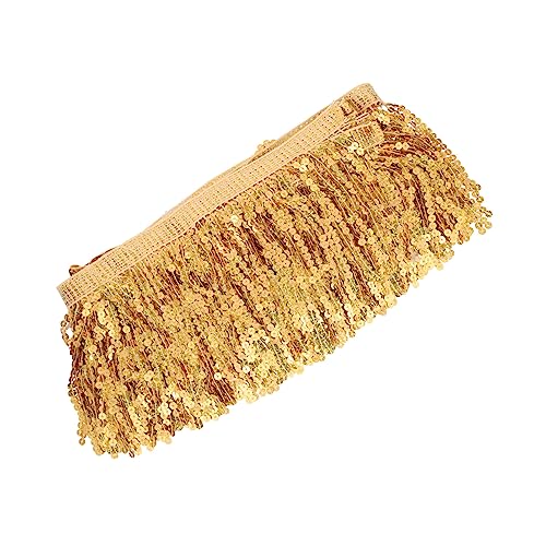 HOMSFOU Tassel Paillettenbesatz für Kleidung Lange Quasten Ribbon Deko für Diy Handwerk Glänzende Fransen für Kostüme Bühnenkleidung und Kreative Projekte HOMSFOU Tassel Paillettenbesatz für Kleidung Lange Quasten Ribbon Deko für Diy Handwerk Glänzende Fransen für Kostüme Bühnenkleidung und Kreative Projekte von HOMSFOU
