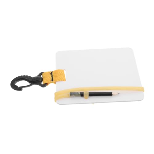 HOMSFOU Tauch Schreibtafel und Wiederverwendbar Taschennotizblock mit Bleistift für Klares Schreiben Wasser für Tauchen Schnorcheln und Freitauchen von HOMSFOU