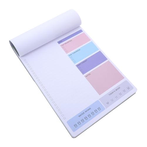 HOMSFOU Tear Off Notizblock Tragbarer Planer für Tägliche Notizen Abreißbarer Notizblock für Aufgaben und Erinnerungen Praktischer Memo Block HOMSFOU Tear Off Notizblock Tragbarer Planer für Tägliche Notizen Abreißbarer Notizblock für Aufgaben und Erinnerungen Praktischer Memo Block von HOMSFOU