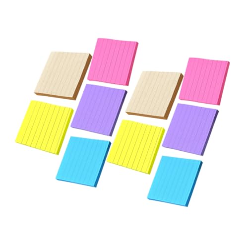 HOMSFOU Tearable Memo Stickers Bunte Notizblöcke für Büro und Schule Selbstklebende Haftnotizen für To Do Listen und Erinnerungen Praktisch für Studenten und Bürobedarf von HOMSFOU