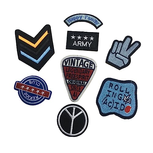 HOMSFOU Teiliges Bestickte Kleine Stoffaufnäher zum Aufnähen und Verzieren Strapazierfähige Applikationen für Jeans T Shirts Jacken Mützen DIY Nähzubehör Bunte Stickpatches für Kleidung HOMSFOU Teiliges Bestickte Kleine Stoffaufnäher zum Aufnähen und Verzieren Strapazierfähige Applikationen für Jeans T Shirts Jacken Mützen DIY Nähzubehör Bunte Stickpatches für Kleidung von HOMSFOU