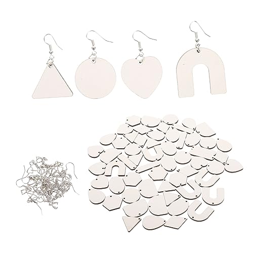 HOMSFOU Teiliges Diy Sublimations Ohrring Beidseitig Bedruckbare Earring Blanks Hochwertigem Material Kreative Schmuckherstellung für Personalisierte Ohrringe und Bastelprojekte von HOMSFOU