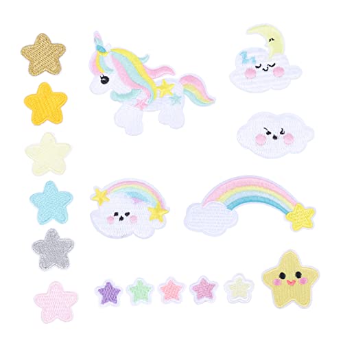 HOMSFOU Teiliges Einhorn Bunte Bestickte Applikationen Niedliche Bügel und Näh Patches für Kleidung Vielseitige Stoffaufnäher als Diy Zubehör Langlebig und Hautfreundlich HOMSFOU Teiliges Einhorn Bunte Bestickte Applikationen Niedliche Bügel und Näh Patches für Kleidung Vielseitige Stoffaufnäher als Diy Zubehör Langlebig und Hautfreundlich von HOMSFOU