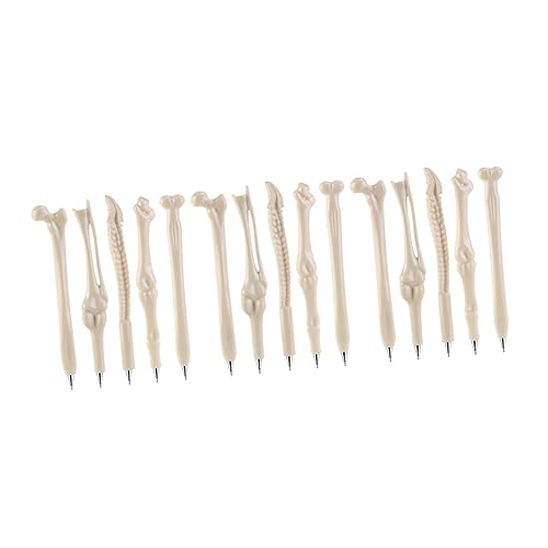 HOMSFOU Teiliges Halloween Kugelschreiber Kreative Knochenform Schwarzer Schreibkern Lustige Schreibstifte für Schüler Detailreiche Stifte für Schule HOMSFOU Teiliges Halloween Kugelschreiber Kreative Knochenform Schwarzer Schreibkern Lustige Schreibstifte für Schüler Detailreiche Stifte für Schule von HOMSFOU