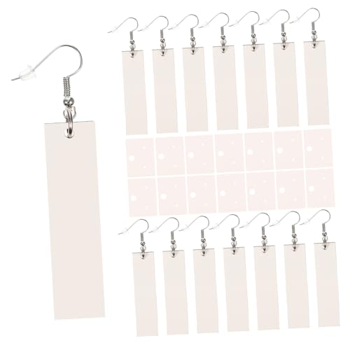 HOMSFOU Teiliges Sublimations Ohrring Rechteckigen Blank Dichtplatten mit Ohrhaken Diy Schmuckherstellung Hitzebeständige Transferrohlinge für Ohrringe HOMSFOU Teiliges Sublimations Ohrring Rechteckigen Blank Dichtplatten mit Ohrhaken Diy Schmuckherstellung Hitzebeständige Transferrohlinge für Ohrringe von HOMSFOU