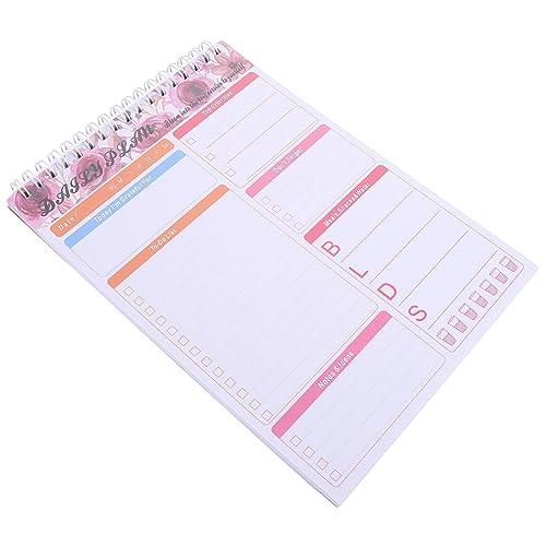 HOMSFOU Terminplan-notizblock Täglicher Planpad Täglicher Notizblock Monatlicher Planer Dinge Zu Tun Notizbuch Tagesplaner Notizblock Tagesplaner-notizbuch Kalender-notizbuch Rosa Pvc HOMSFOU Terminplan-notizblock Täglicher Planpad Täglicher Notizblock Monatlicher Planer Dinge Zu Tun Notizbuch Tagesplaner Notizblock Tagesplaner-notizbuch Kalender-notizbuch Rosa Pvc von HOMSFOU