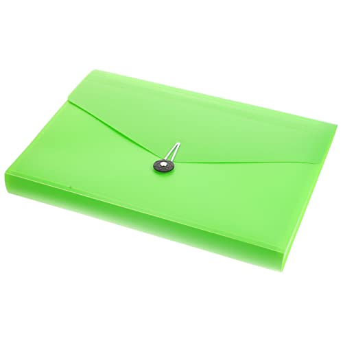 HOMSFOU Test papier Clip Orgel tasche Dateien Organizer multi Büro Rechnung Ordner Veranstalter aufbewahrungstasche Erweiterung von Aktentaschen erweiterbare Ordner für Dokumente pp Grün von HOMSFOU