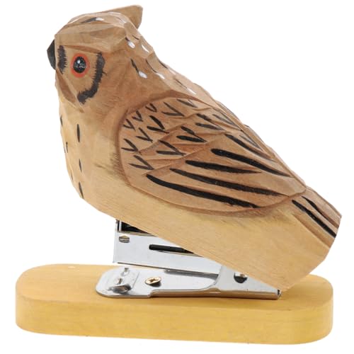 HOMSFOU Tierförmiger Heftgerät aus Holz Multifunktionaler Mini Heftgerät für Büro und Studium Perfektes Schreibtisch Ansprechendes Design und Praktische Nutzung HOMSFOU Tierförmiger Heftgerät aus Holz Multifunktionaler Mini Heftgerät für Büro und Studium Perfektes Schreibtisch Ansprechendes Design und Praktische Nutzung von HOMSFOU