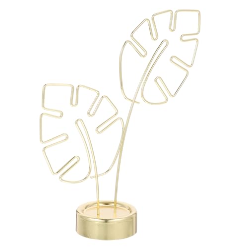 HOMSFOU Tischkartenhalter Monstera Form Fotoclips für Notizen Fotos und Dekoration für Zuhause und Veranstaltungen Stabiler Stand und Design HOMSFOU Tischkartenhalter Monstera Form Fotoclips für Notizen Fotos und Dekoration für Zuhause und Veranstaltungen Stabiler Stand und Design von HOMSFOU