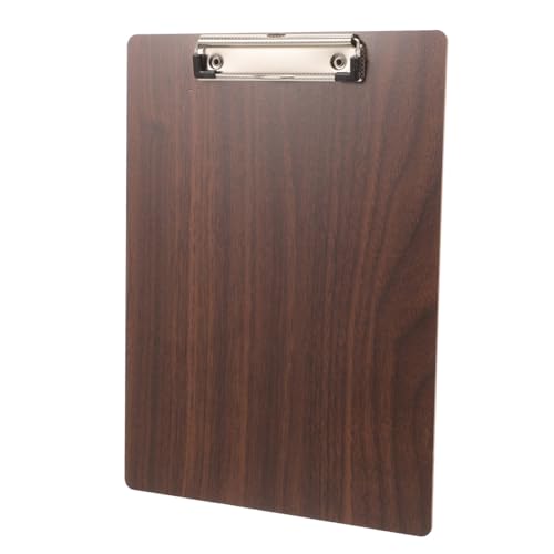 HOMSFOU Tragbares Zeichenbrett aus Holz mit Clip Skizzenboard für Künstler Walnussoptik für Kreative Projekte Leicht und Elegant HOMSFOU Tragbares Zeichenbrett aus Holz mit Clip Skizzenboard für Künstler Walnussoptik für Kreative Projekte Leicht und Elegant von HOMSFOU