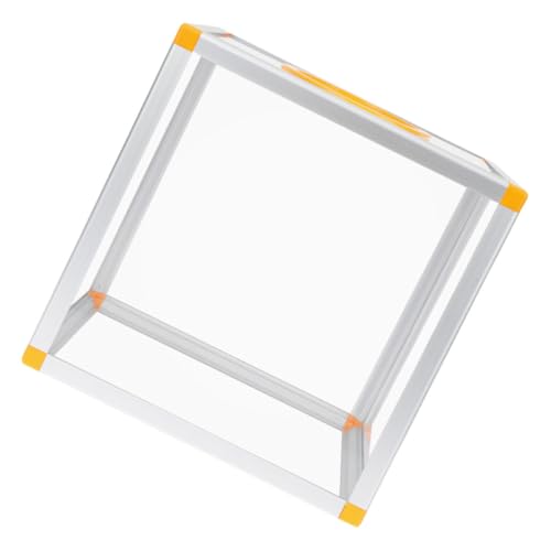HOMSFOU Transparente Losbox mit Schlitz Langlebiger Aluminium PVC Spenden und Wahlbehälter Multifunktionale Vorschlags und Spendensammelbox für Wohltätigkeit Gewinnspiele und Abstimmungen von HOMSFOU
