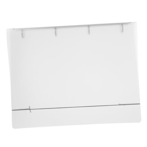 HOMSFOU Transparenter PP Dateiordner mit Löchern Kapazität Praktischer und Tragbarer Dokumenten Organizer für Büro und Zuhause von HOMSFOU