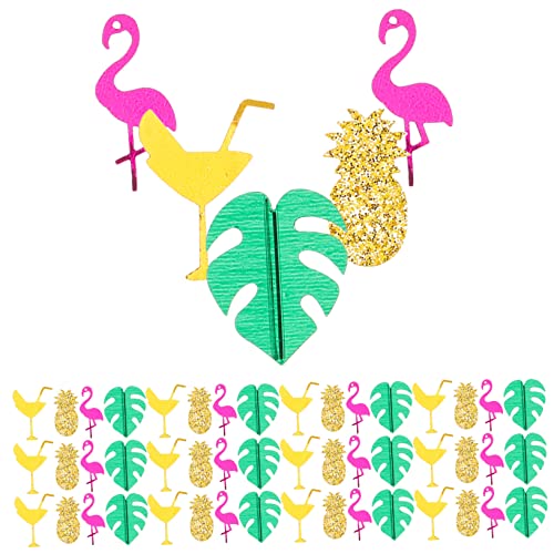 HOMSFOU Tropisches Partyzubehör Konfetti Strand Themen Flamingo Dekorationen Pailletten Tropische Tischdekoration Frauen Luau Tischstreuer Hawaii Dekoration Strandparty HOMSFOU Tropisches Partyzubehör Konfetti Strand Themen Flamingo Dekorationen Pailletten Tropische Tischdekoration Frauen Luau Tischstreuer Hawaii Dekoration Strandparty von HOMSFOU
