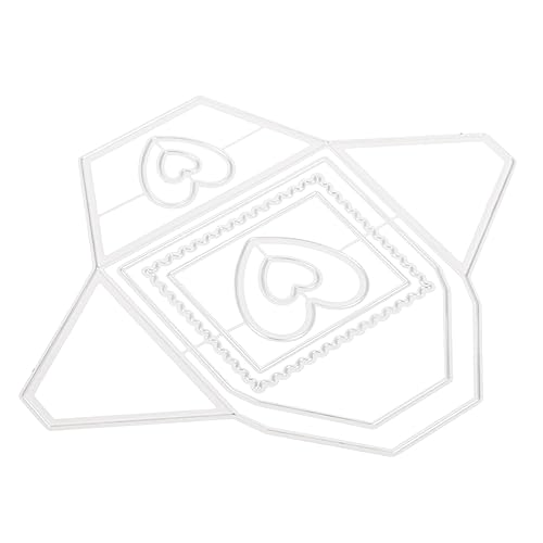 HOMSFOU Umschlagförmige Kohlenstoffstahl Stanzform für DIY Projekte Robust und Langlebig für Scrapbooking Karten und Dekoration Perfektes Werkzeug von HOMSFOU