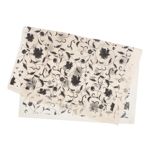 HOMSFOU Underglaze Flower Transferpapier für Keramik DIY Dekor Traditionelle Chinesische Porzellanblumen Aufkleber für Teller Teekannen Anfängerfreundliche Vielseitige Wasserschiebefolie von HOMSFOU