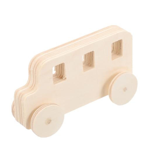 HOMSFOU Unfertiger Holzbus DIY für Erwachsene Unbemalter Tischdekorationsartikel Holz für Kreative Bastelprojekte und Malspaß HOMSFOU Unfertiger Holzbus DIY für Erwachsene Unbemalter Tischdekorationsartikel Holz für Kreative Bastelprojekte und Malspaß von HOMSFOU