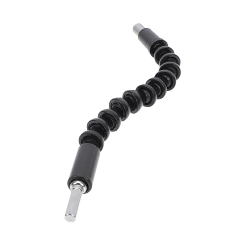 HOMSFOU Universeller Weichwellenadapter Bits zur Verlängerung der flexiblen Welle rechtwinkliger Verlängerungsbohreraufsatz flexible Verlängerung für Bohrmaschine pp Black von HOMSFOU