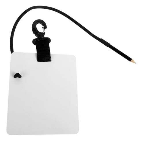 HOMSFOU Unterwasser Schreibtafel für Taucher Leichtes Design mit Drehclip und Stift für Notizen und Skizzen bei Wassersport und Tauchausbildung HOMSFOU Unterwasser Schreibtafel für Taucher Leichtes Design mit Drehclip und Stift für Notizen und Skizzen bei Wassersport und Tauchausbildung von HOMSFOU