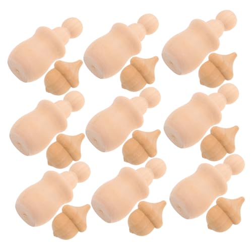 HOMSFOU Unvollendete Holzpuppen und Eicheln aus Robustem Holz für DIY Herbstdekoration Thanksgiving und Weihnachtsbasteln Rustikale Holzfiguren für Hausdeko und Handwerksprojekte HOMSFOU Unvollendete Holzpuppen und Eicheln aus Robustem Holz für DIY Herbstdekoration Thanksgiving und Weihnachtsbasteln Rustikale Holzfiguren für Hausdeko und Handwerksprojekte von HOMSFOU