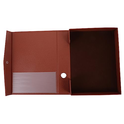 HOMSFOU Verschleißfester Schreibtisch-organizer Aktenkästen Mit Deckel Aktenkoffer Für Den Haushalt A4-dokumentenmappe Datei Schreibtisch-papier-organizer Hardware- Brown HOMSFOU Verschleißfester Schreibtisch-organizer Aktenkästen Mit Deckel Aktenkoffer Für Den Haushalt A4-dokumentenmappe Datei Schreibtisch-papier-organizer Hardware- Brown von HOMSFOU