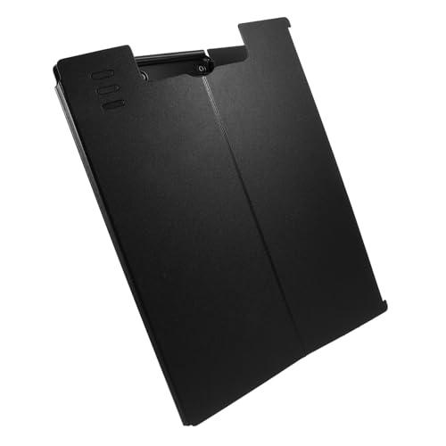 HOMSFOU Vertikale Plattenklemme Aktenbrettklemme Ordner-organizer Für Den Schreibtisch Büro-klemmbrett Klemmbretter Für Das Klassenzimmer Binder Zwischenablage Binderplatte Schwarz Plastik von HOMSFOU