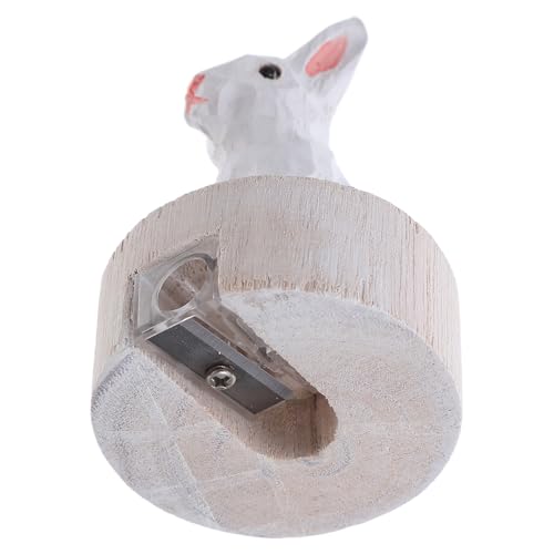 HOMSFOU Vintage Bleistiftspitzer Kinderspitzer Tier Bleistiftspitzer Für Tragbarer Schul Weiß HOMSFOU Vintage Bleistiftspitzer Kinderspitzer Tier Bleistiftspitzer Für Tragbarer Schul Weiß von HOMSFOU