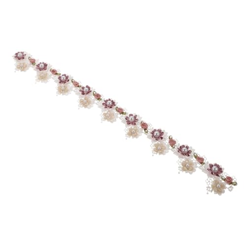 HOMSFOU Vintage Diy Spitzenband Kunstperlen für Hochzeiten Breit Langlebige Blumenapplikation für Kreative Nähprojekte und Kleidung HOMSFOU Vintage Diy Spitzenband Kunstperlen für Hochzeiten Breit Langlebige Blumenapplikation für Kreative Nähprojekte und Kleidung von HOMSFOU