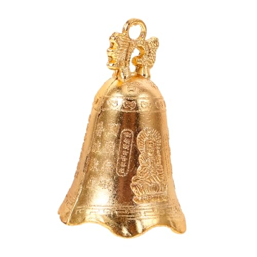 HOMSFOU Vintage Glocken Feng Shui Glocke Glockenspiel Förmige Hängeglocke Trainingszubehör Dekorationen Retro Hund Für Ornamente Segnen Antike Kleine Weihnachts Wind Stil Charms von HOMSFOU