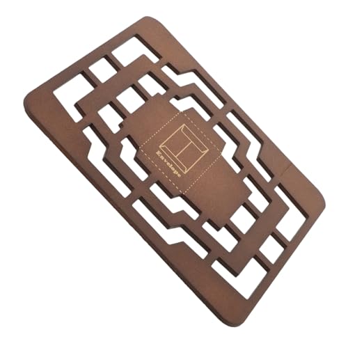 HOMSFOU Vintage Umschlag Stencil Vorlage Diy Vorlage für Umschläge für Einladungen Geschenkkarten und Personalisierte Briefe Holzdesign Einfach zu Verwenden für Besondere Anlässe von HOMSFOU