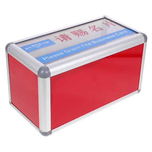 HOMSFOU Visitenkarten Sammelbox aus Aluminiumlegierung Praktischer Kartenhalter mit Schloss für Büro und Reisen Stilvolle und Handliche Aufbewahrungslösung für Visitenkarten und Kleinteile HOMSFOU Visitenkarten Sammelbox aus Aluminiumlegierung Praktischer Kartenhalter mit Schloss für Büro und Reisen Stilvolle und Handliche Aufbewahrungslösung für Visitenkarten und Kleinteile von HOMSFOU