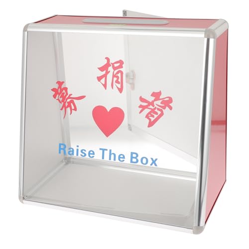 HOMSFOU Vorschlagsbox Für Spendenaktionen Abschließbare Spendenbox Mit Großer Kapazität Für Gewinnspiele Und Abstimmungen Vielseitig Einsetzbar Für Innen HOMSFOU Vorschlagsbox Für Spendenaktionen Abschließbare Spendenbox Mit Großer Kapazität Für Gewinnspiele Und Abstimmungen Vielseitig Einsetzbar Für Innen von HOMSFOU