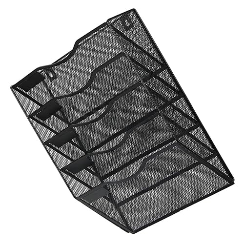 HOMSFOU Wandmontierter Mehrlagen Organizer aus Flexibler Dokumentenhalter für Büro Format Schwarz mit Klarer Klassifizierung für Effiziente Ablage HOMSFOU Wandmontierter Mehrlagen Organizer aus Flexibler Dokumentenhalter für Büro Format Schwarz mit Klarer Klassifizierung für Effiziente Ablage von HOMSFOU