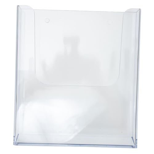 HOMSFOU Wandmontierter Transparenter Acryl Mail Organizer mit Vorgebohrten Löchern Stabiler Wandhalter für Büro und Zuhause Platzsparende Dokumentenablage und Prospekthalter HOMSFOU Wandmontierter Transparenter Acryl Mail Organizer mit Vorgebohrten Löchern Stabiler Wandhalter für Büro und Zuhause Platzsparende Dokumentenablage und Prospekthalter von HOMSFOU